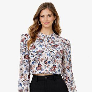 Stellah Women's Floral Blouse